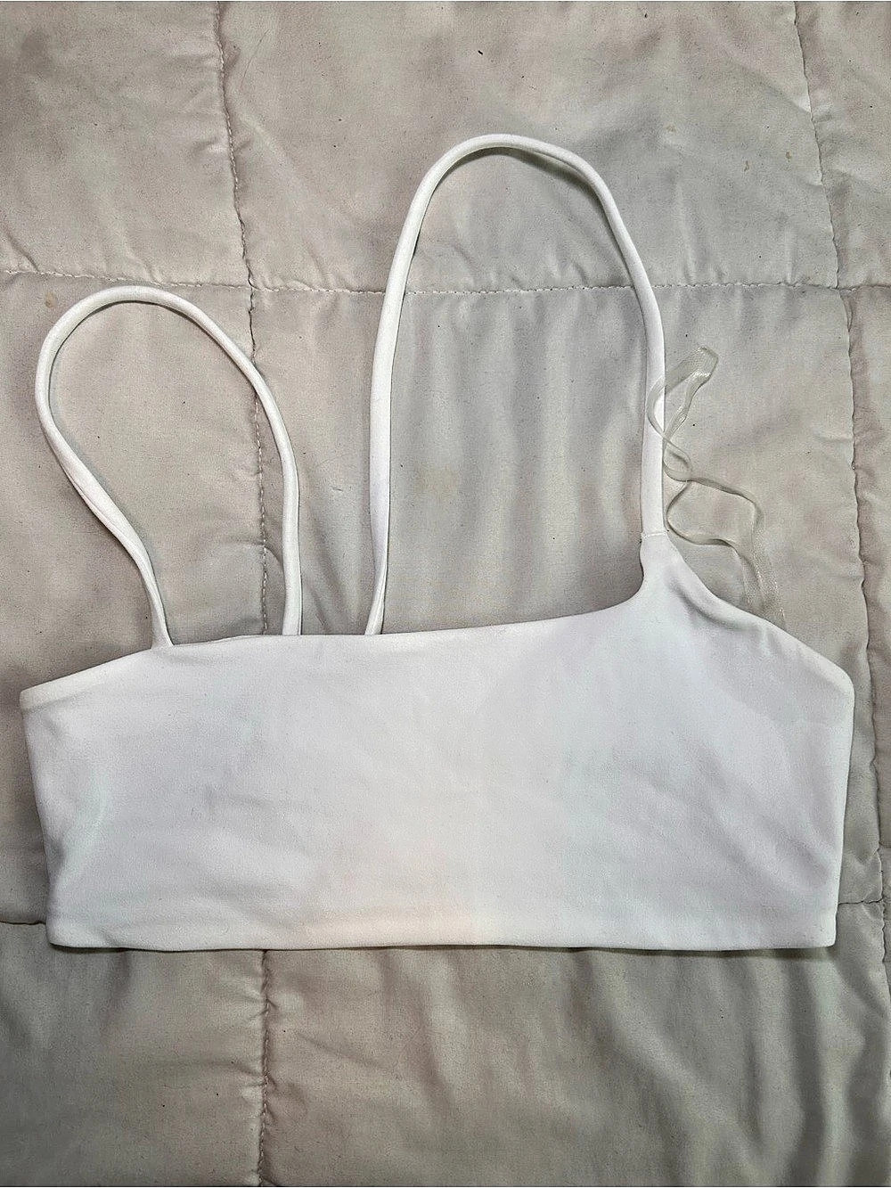 lululemon Align Asymmetrical One-Shoulder Sports Bra White